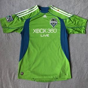 Boys XL Adidas Seattle Sounders jersey Shirt